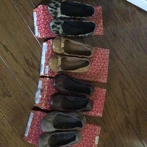 Tory Burch Leopard and Brown Flats Collection
